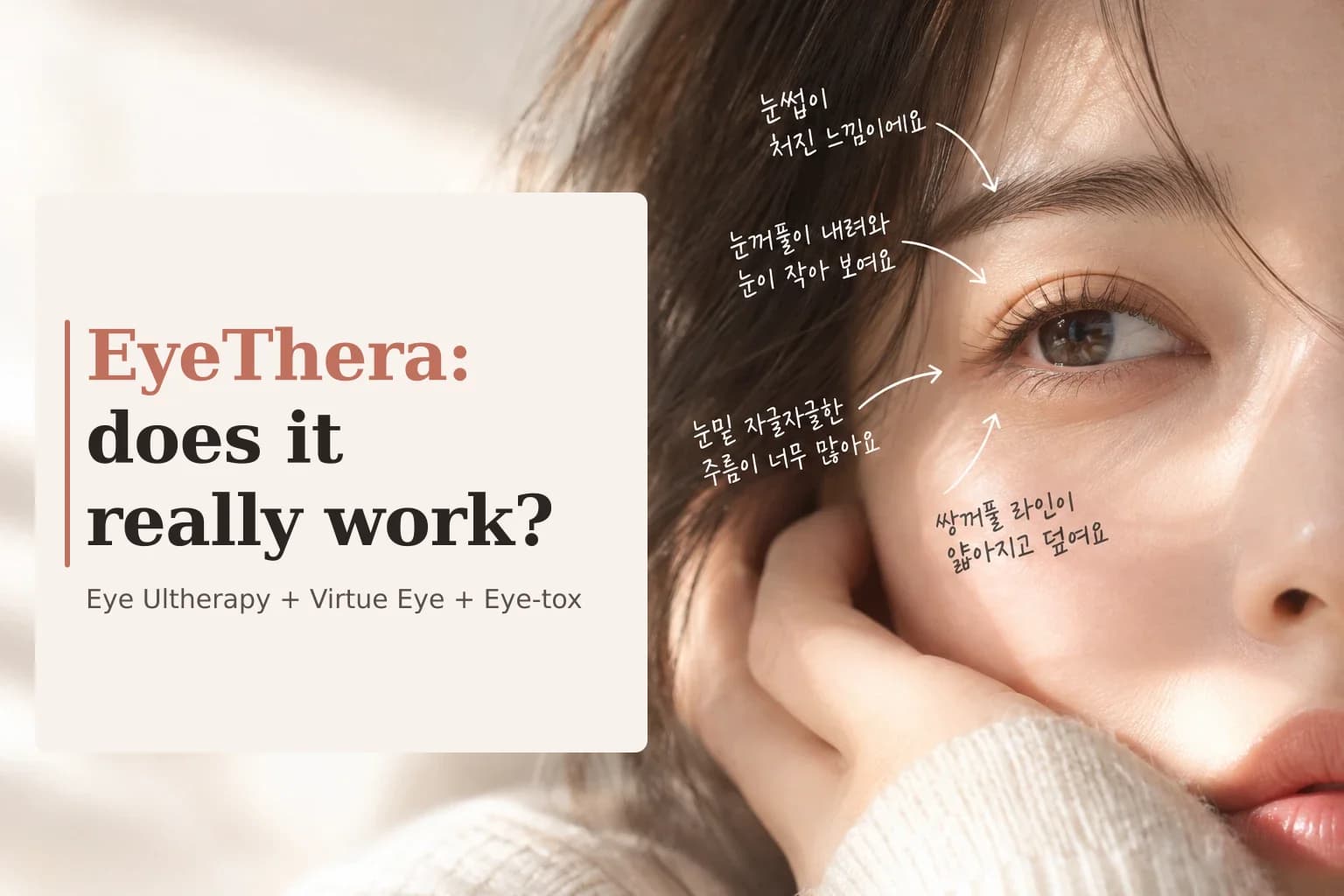 EyeThera 眼周方案,真的有效吗?